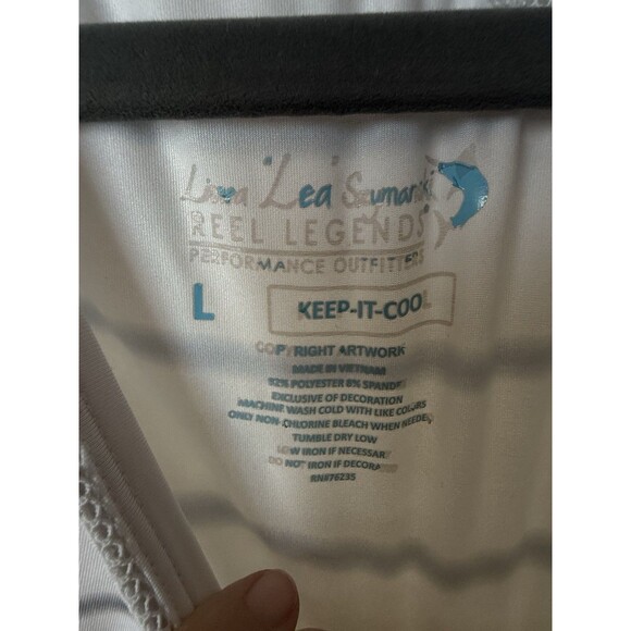 Reel Legends Linnea Szymanski Keep It Cool Size L Pineapple Tank Top Women’s - Picture 8 of 8